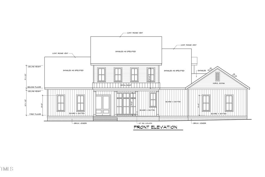 1134 Millbrook Front Elevation