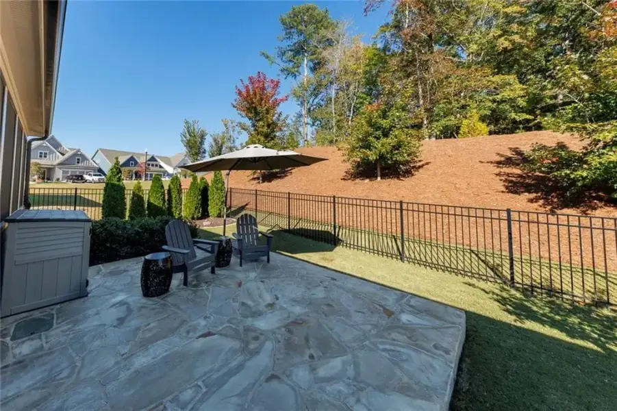 Exterior details and patio area of a home in , Canton (Image 3). Exterior details and patio area of a home in , Canton (Image 3).