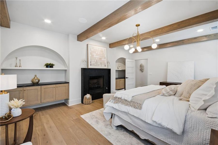 Furnished interior view inside a new home in , Atlanta (Image 15).