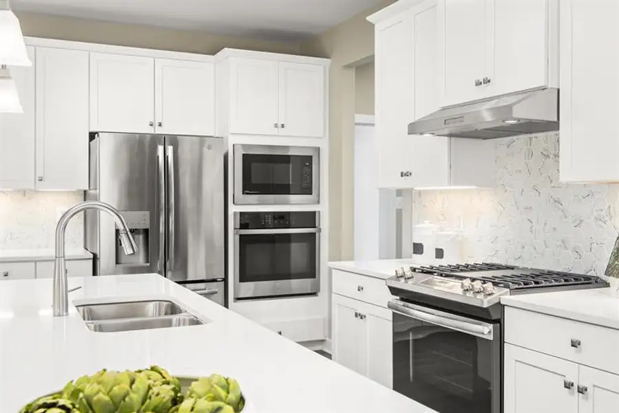 Representative furnished interior of a home built from the Seneca by Ryan Homes in Enclave at Bells Lake, Apex (Image 2).