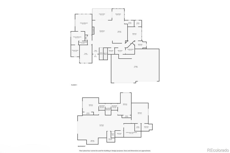 2D floor plan layout of this home in , Colorado Springs, CO (Image 3). 2D floor plan layout of this home in , Colorado Springs, CO (Image 3).