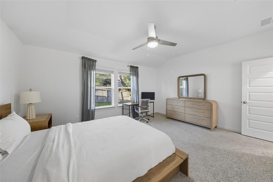 Furnished interior view inside a new home in Post Oak Pointe, Fresno (Image 7). Furnished interior view inside a new home in Post Oak Pointe, Fresno (Image 7).