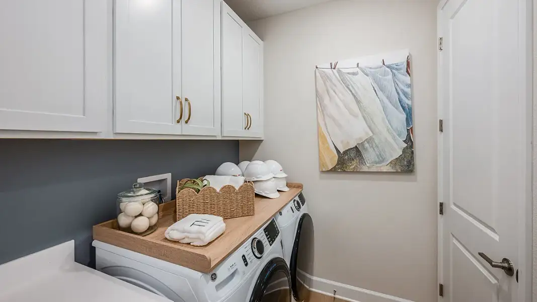 Representative furnished interior of a home built from the Montauk by Taylor Morrison in Azure at Solaeris, Port St. Lucie (Image 19).