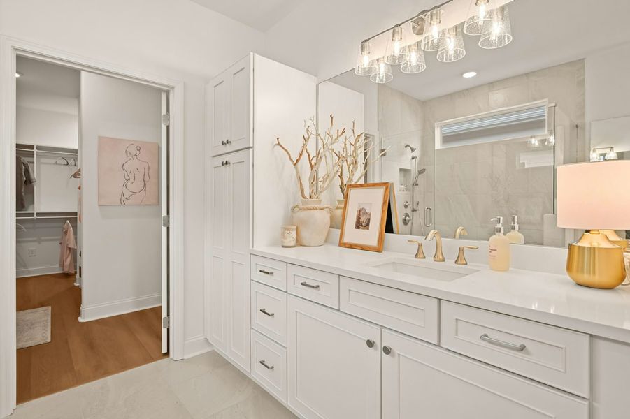 Representative furnished interior of a home built from the The Cedarwood by Windsong Properties in Echols Farm, Hiram (Image 13).