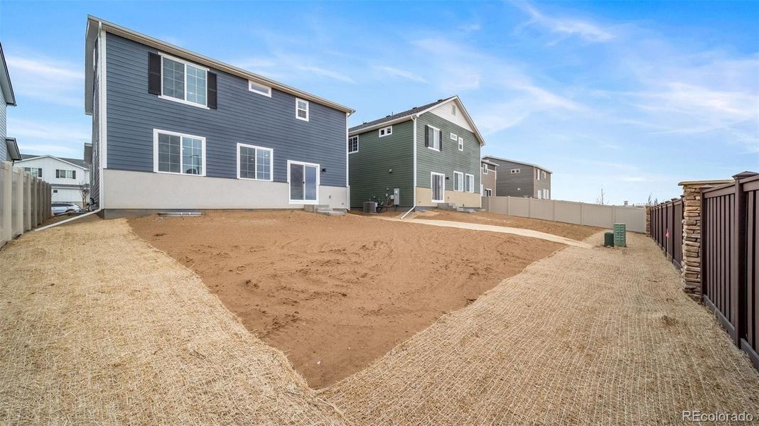 Exterior details and patio area of a home in , Aurora (Image 3).