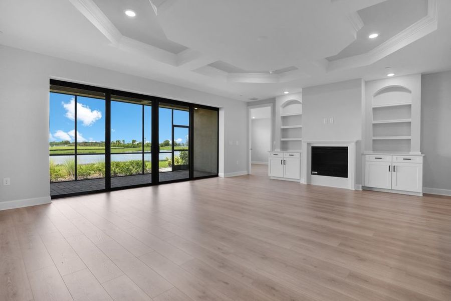 Spacious, unfurnished interior of a new home in Esplanade by the Islands Coach Homes, Naples (Image 9).