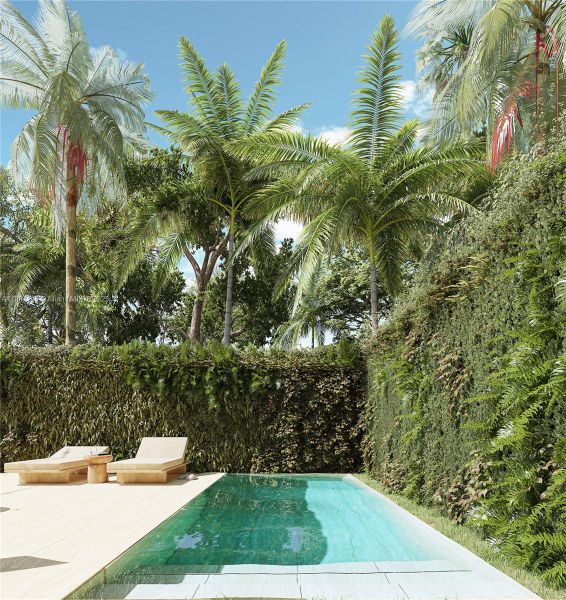 Exterior details and patio area of a home in , Miami (Image 30). Exterior details and patio area of a home in , Miami (Image 30).