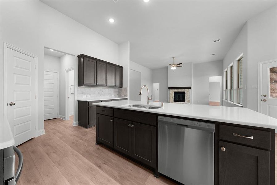 Furnished interior view inside a new home in Creekview Farms, Greenville (Image 4).