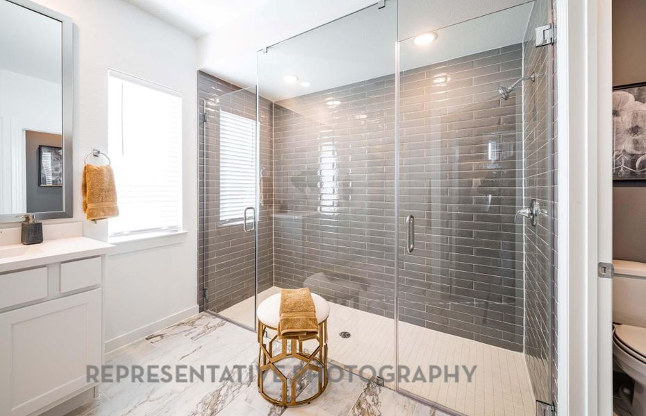 Furnished interior view inside a new home in Pomona, Manvel (Image 20). Furnished interior view inside a new home in Pomona, Manvel (Image 20).