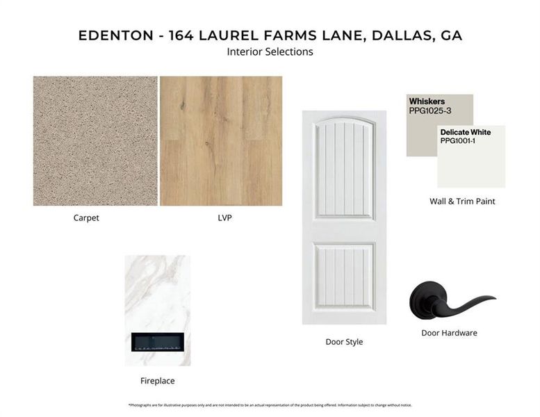 Sample of building materials used in homes in Laurel Farms, Dallas (Image 3).