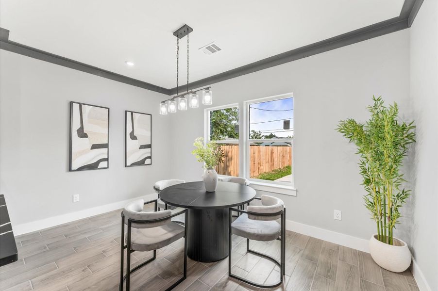 Furnished interior view inside a new home in , Houston (Image 28).