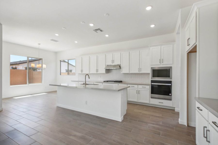 Kitchen with Dining Nook Layout