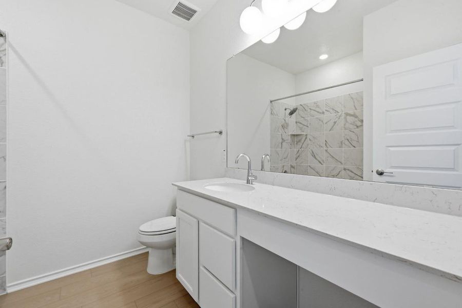 Furnished interior view inside a new home in Watermill-Classic Collection, Uhland (Image 7).