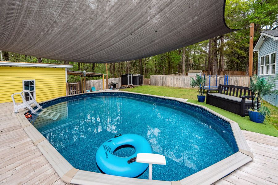 Exterior details and patio area of a home in , Summerville (Image 26).