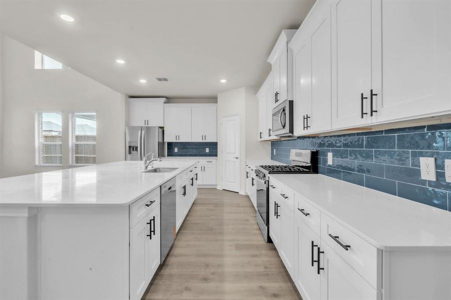 Furnished interior view inside a new home in The Landing at Hidden Lakes, McKinney (Image 18).
