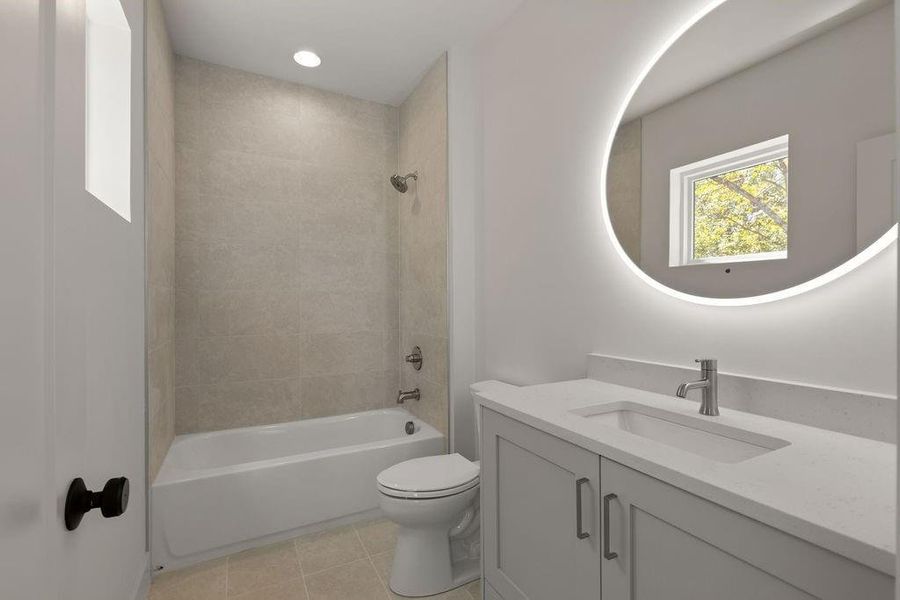 Furnished interior view inside a new home in Aster, Roswell (Image 41).
