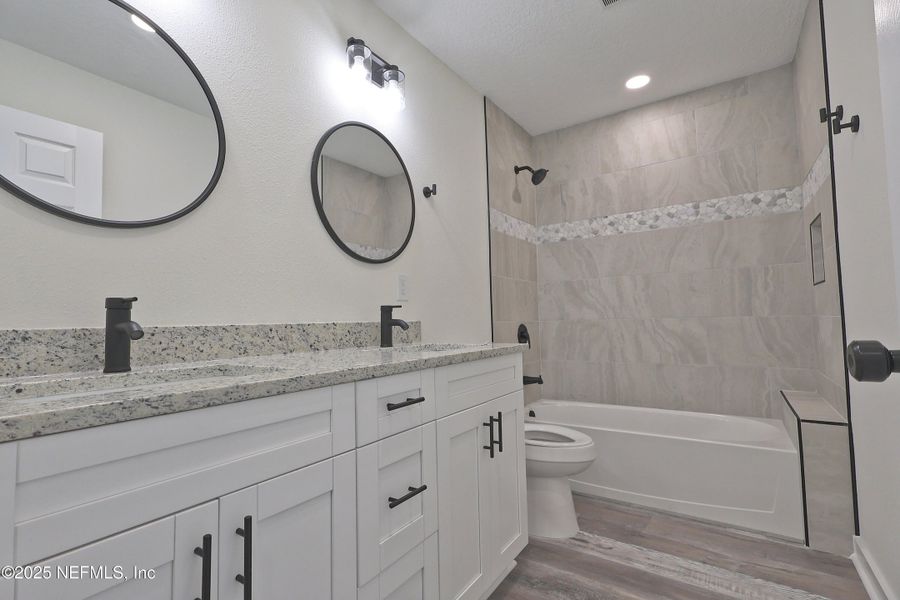 Furnished interior view inside a new home in , Jacksonville (Image 16). Furnished interior view inside a new home in , Jacksonville (Image 16).