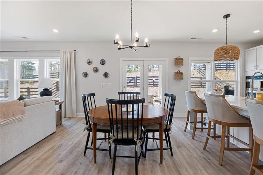 Furnished interior view inside a new home in NorthFarm at NatureWalk, Dallas (Image 12).