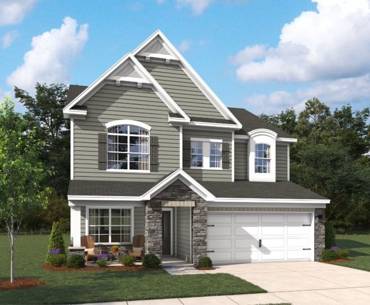 Exterior  -Tones and clean lines feel quietly inviting.