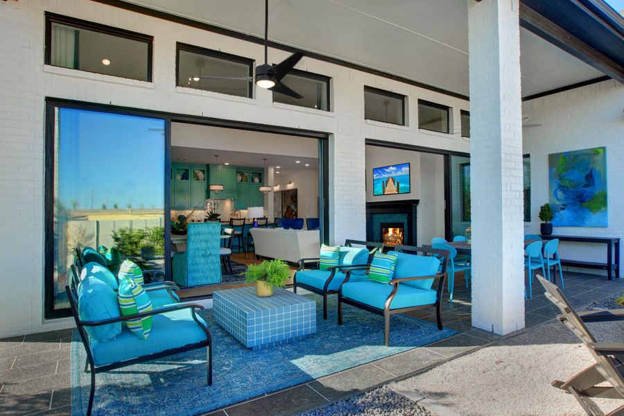 The Burkhart Outdoor Living Area