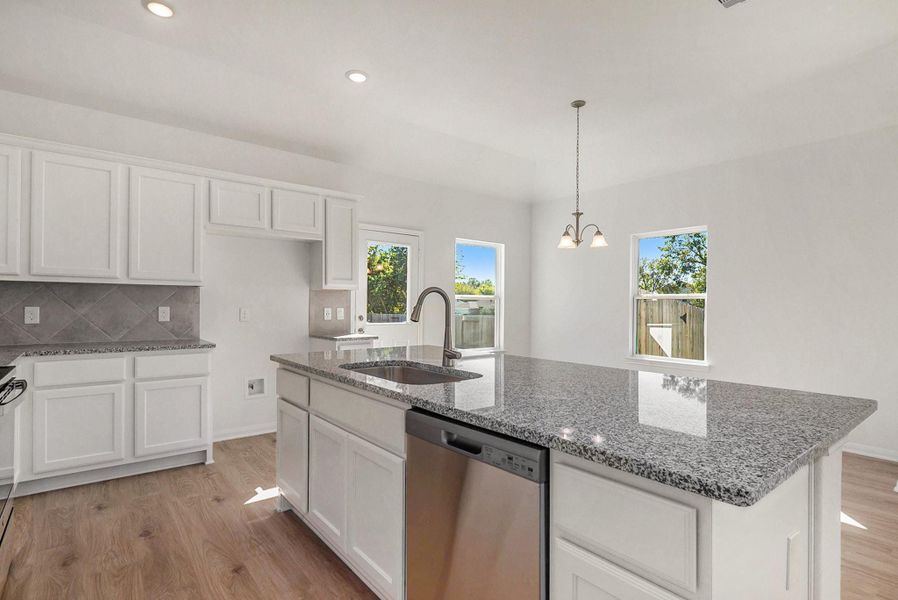 Furnished interior view inside a new home in Lake Conroe Hills, Willis (Image 3). Furnished interior view inside a new home in Lake Conroe Hills, Willis (Image 3).
