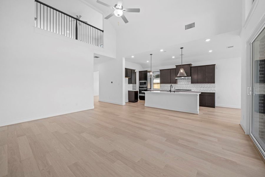 Spacious, unfurnished interior of a new home in Bridgeland, Cypress (Image 19).