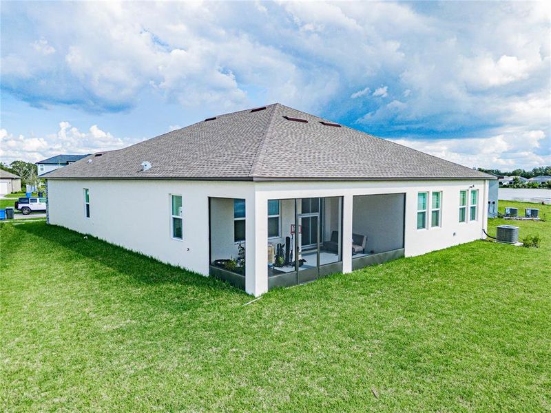Exterior details and patio area of a home in Triple Creek: The Executives, Riverview (Image 18).