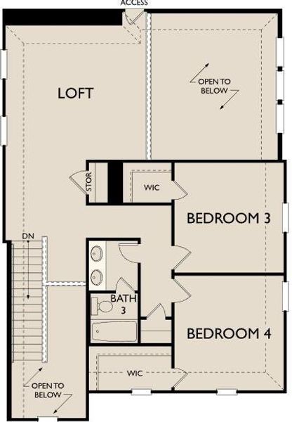 The Magnolia floor plan