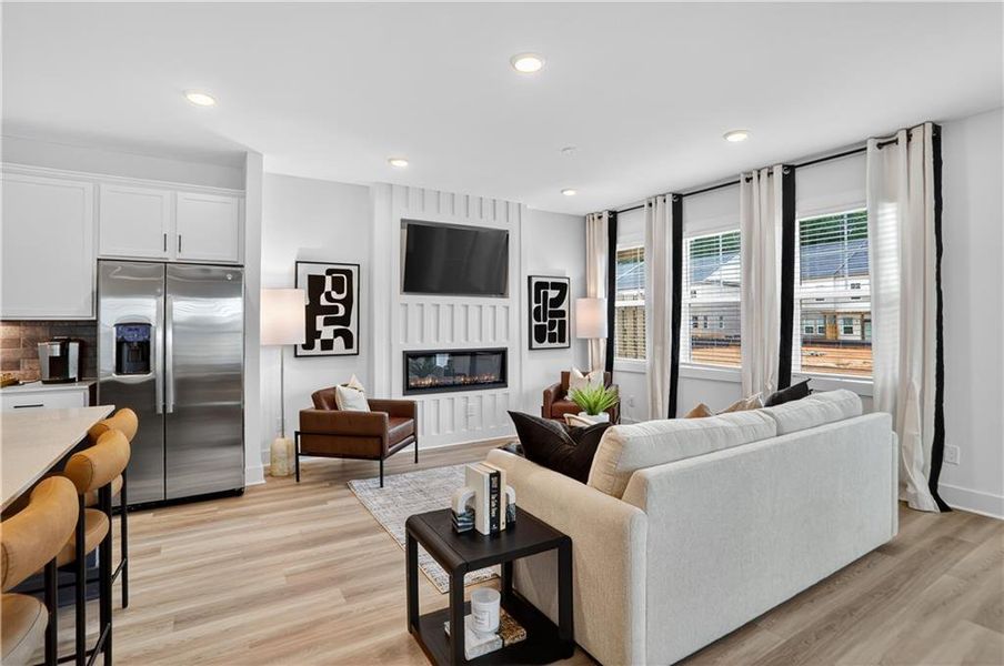 Furnished interior view inside a new home in Governors Parc, Kennesaw (Image 10).