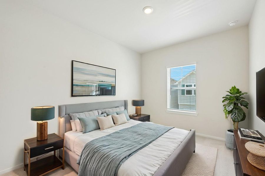Furnished interior view inside a new home in Kemah Crossing - City Series, Kemah (Image 6).