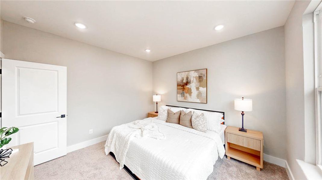 Furnished interior view inside a new home in , Denton (Image 28).