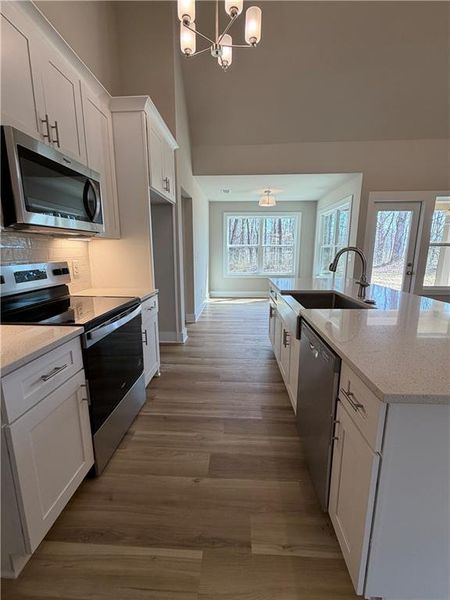 Furnished interior view inside a new home in , Talking Rock (Image 7).