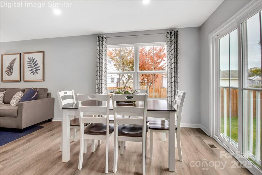 Furnished interior view inside a new home in , Kannapolis (Image 2).