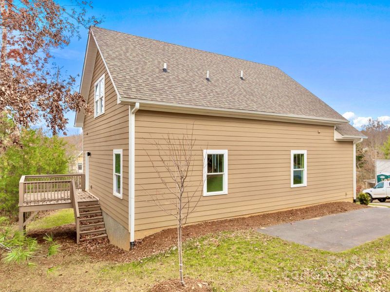 Exterior details and patio area of a home in , Arden (Image 30).