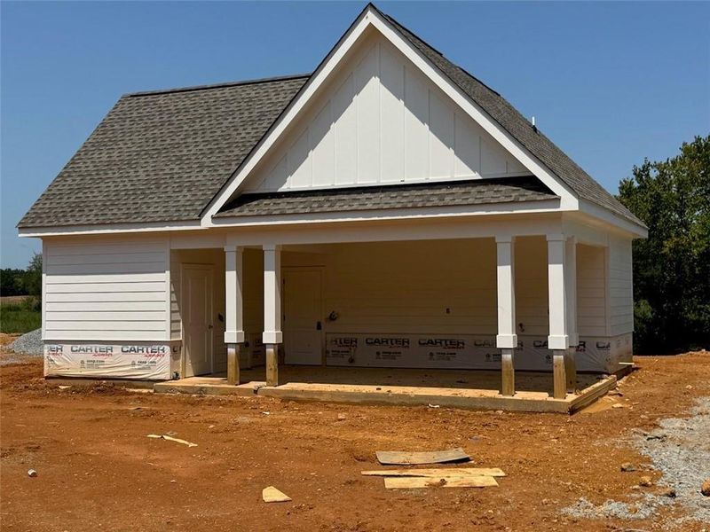 In-progress construction of a new home in Greene Farm, Cartersville, GA (Image 22).