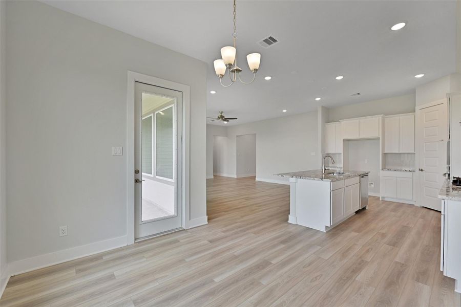 Furnished interior view inside a new home in Lago Mar, Texas City (Image 12).