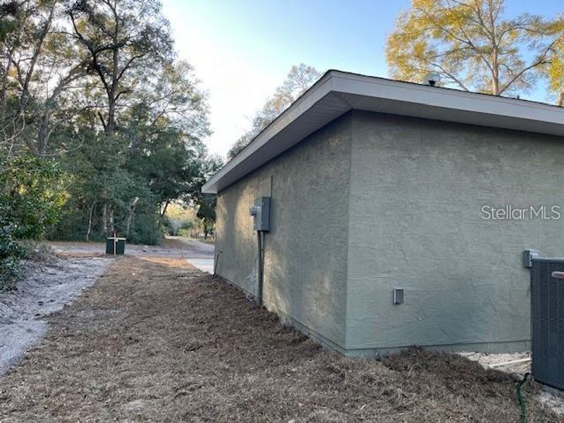 Exterior details and patio area of a home in , Summerfield (Image 17). Exterior details and patio area of a home in , Summerfield (Image 17).