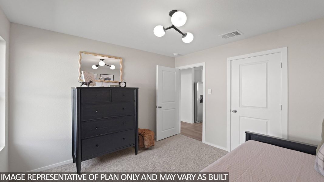 Furnished interior view inside a new home in The Canopies, Splendora (Image 23).