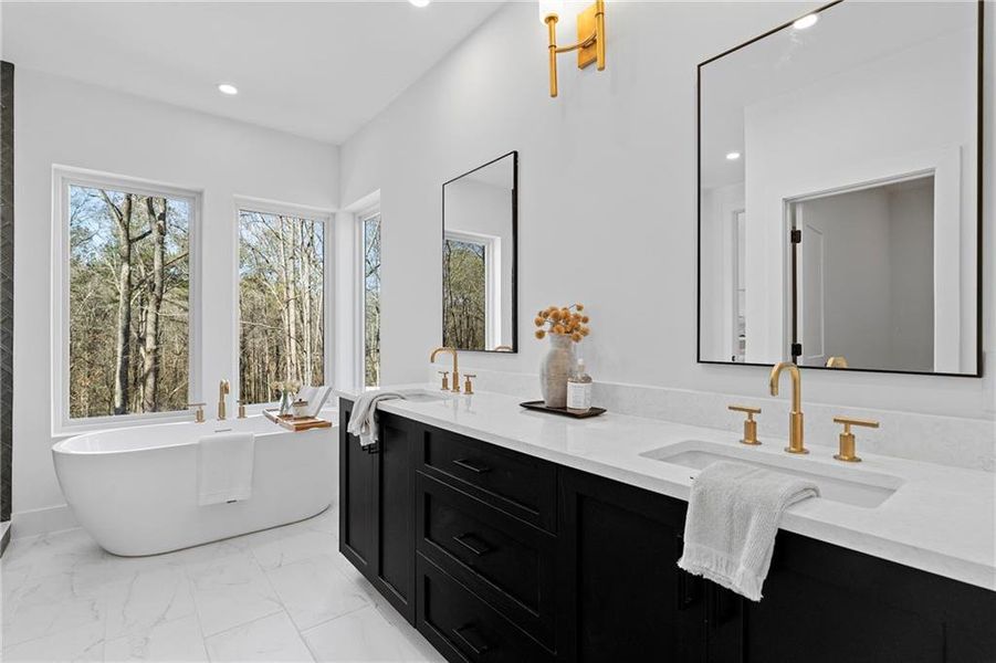 Front exterior of a home in the Aster community, located in Roswell, GA (Image 8).