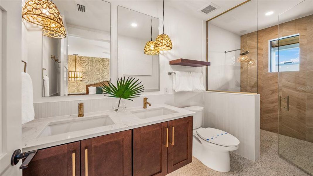 Furnished interior view inside a new home in , Sarasota (Image 15).