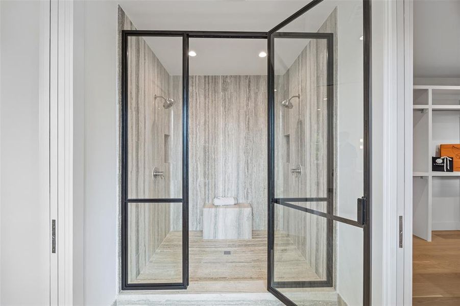 Close-up of interior finishes inside a home in , Dallas (Image 20).