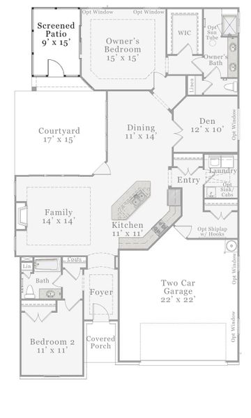 Optional - Screened Patio