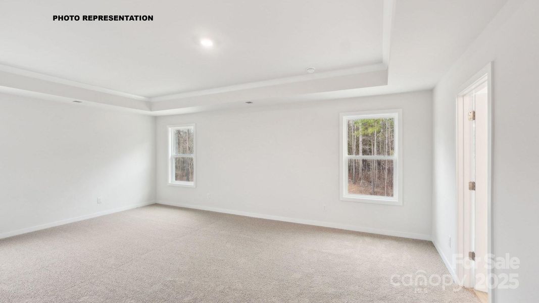 SPACIOUS PRIMARY BEDROOM