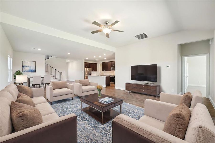 Photo is not of the actual home, but is an inspirational photo of builder’s model home and may depict options, furnishings, and/or decorator features that are not included.