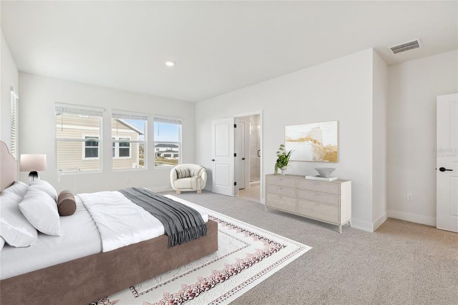 Furnished interior view inside a new home in North River Ranch – Townhomes, Parrish (Image 16).