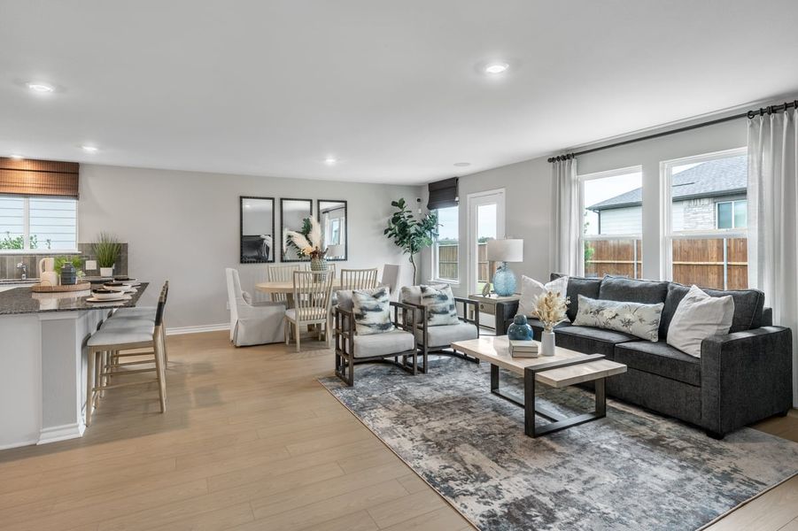 Representative furnished interior of a home built from the 1753 Modeled by KB Home in Princeton Estates II, Princeton (Image 5).