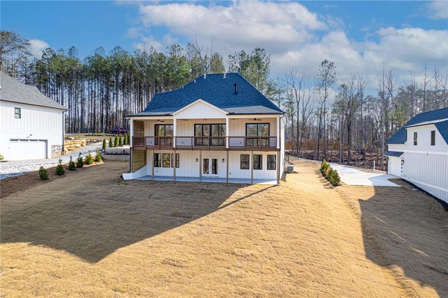 Exterior details and patio area of a home in , Cumming (Image 29).