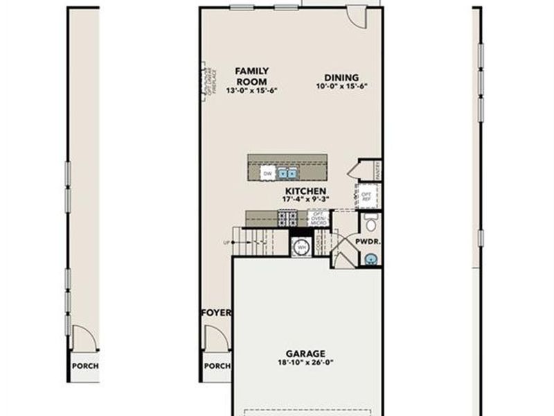 2D floor plan layout of this home in Lake Shore, Winder, GA (Image 3). 2D floor plan layout of this home in Lake Shore, Winder, GA (Image 3).