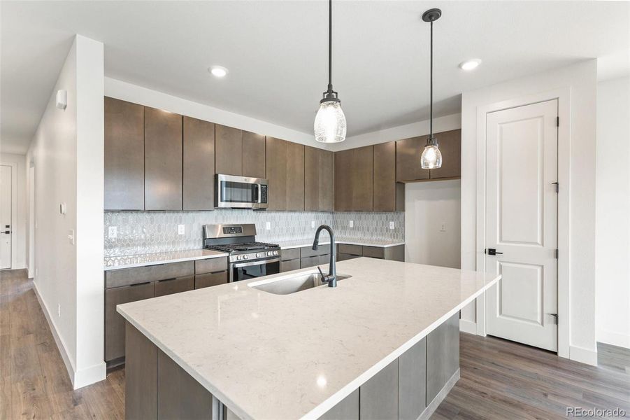 Furnished interior view inside a new home in Terrain Oak Valley, Castle Rock (Image 11).
