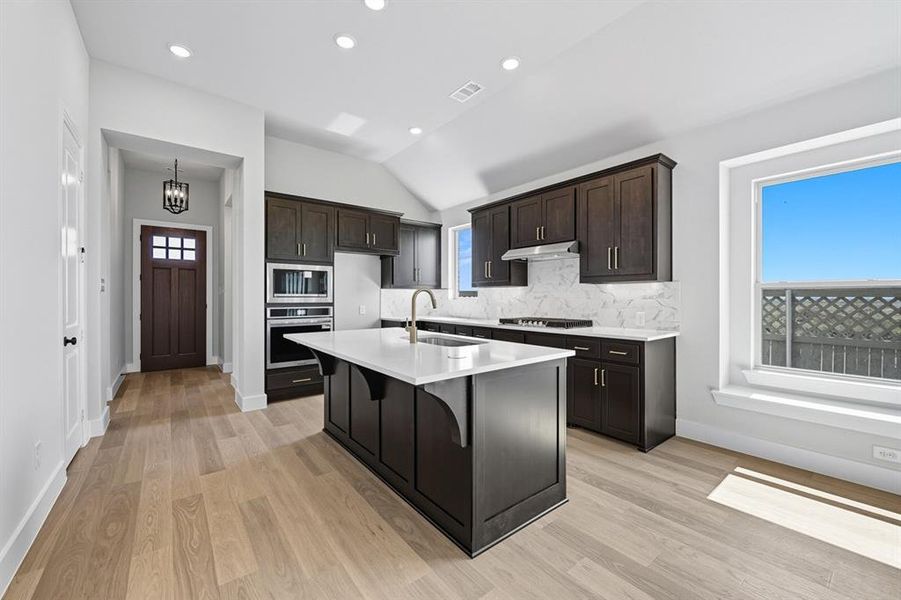 Furnished interior view inside a new home in Pecan Square: 40ft. lots, Northlake (Image 10). Furnished interior view inside a new home in Pecan Square: 40ft. lots, Northlake (Image 10).